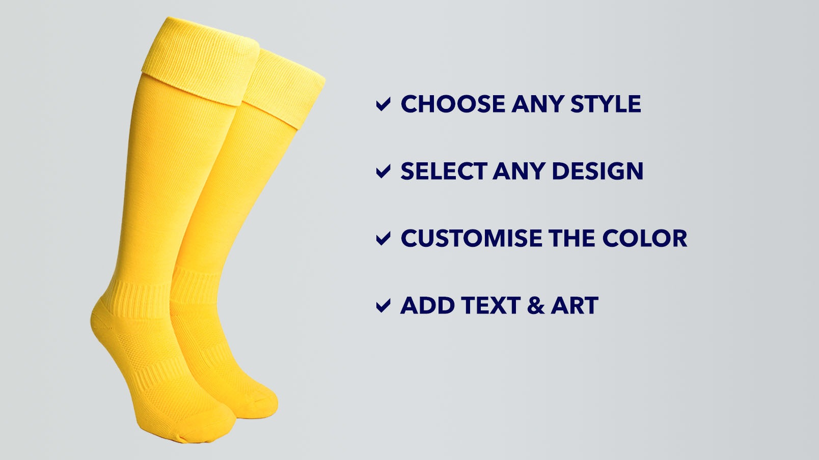 CLIFTON Bay Custom Knitted Sports Socks